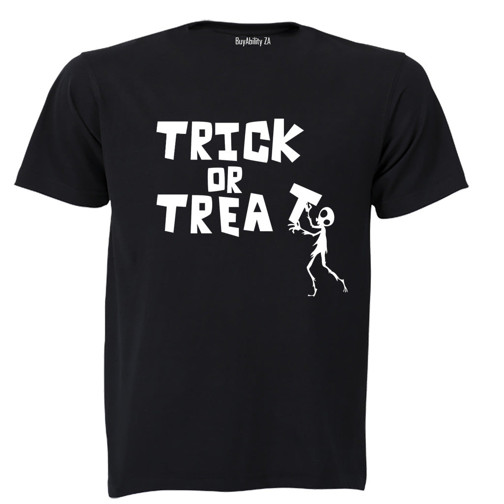 Trick or Treat Zombie - Halloween - Adults - T-Shirt