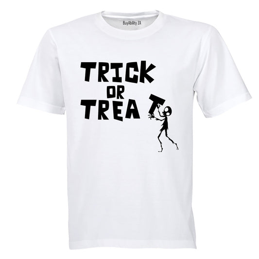 Trick or Treat Zombie - Halloween - Adults - T-Shirt