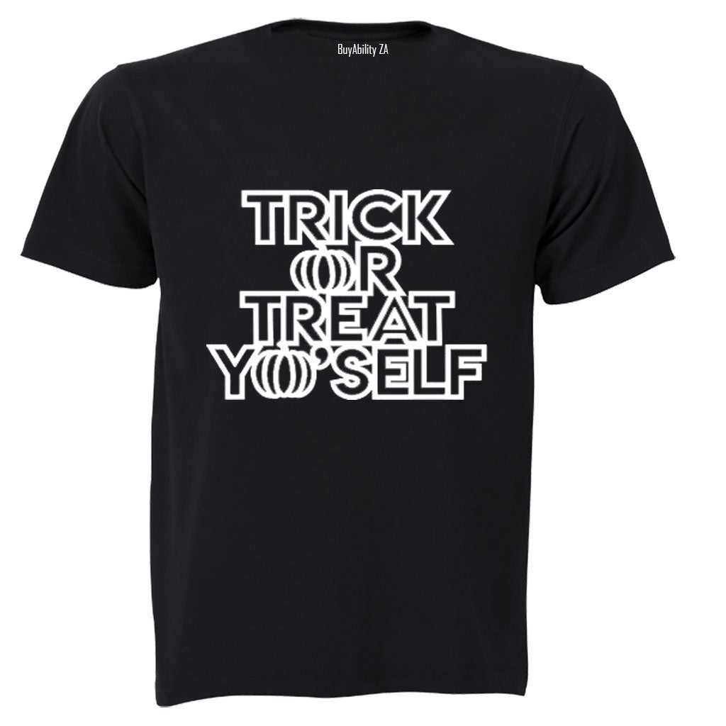 Trick or Treat YoSelf - Halloween - Adults - T-Shirt