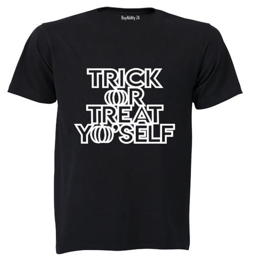 Trick or Treat YoSelf - Halloween - Adults - T-Shirt