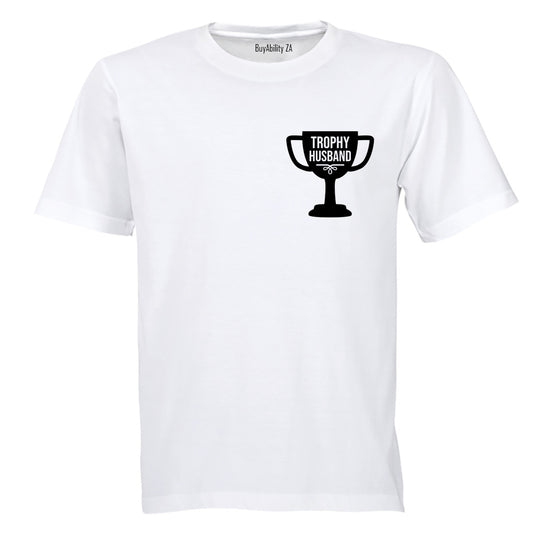Trophy Husband - Pocket Logo - Adults - T-Shirt
