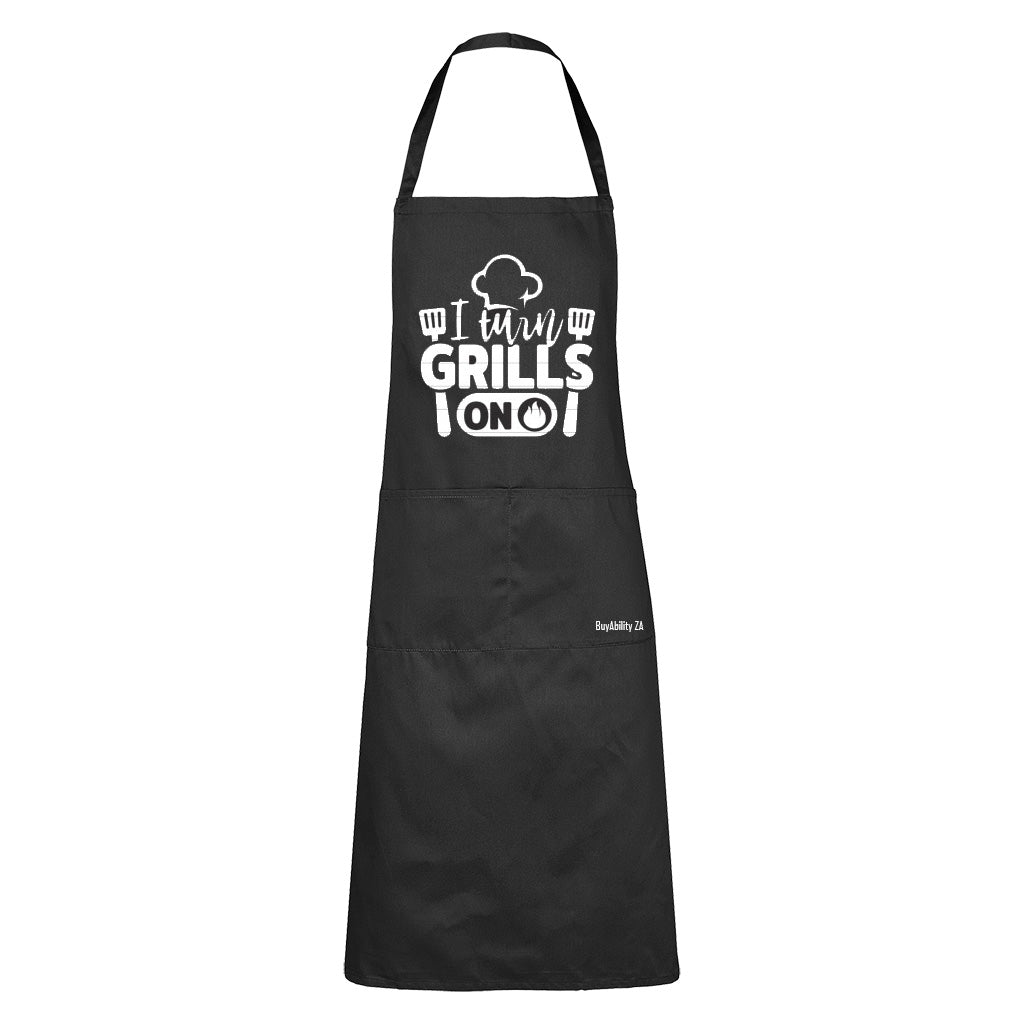 Turn Grills On - Apron