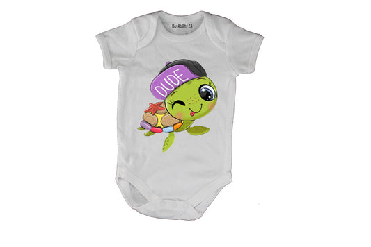 Turtle Dude - Baby Grow