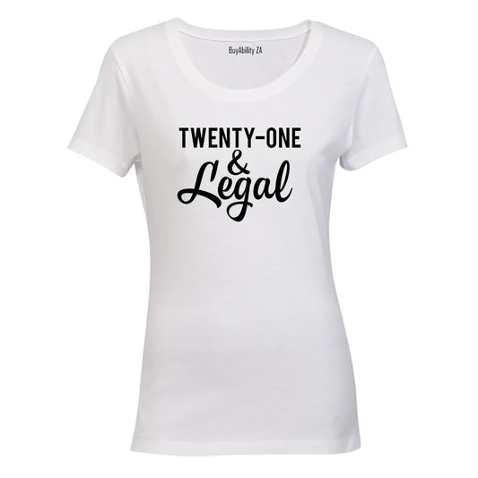 Twenty One and Legal - Ladies - T-Shirt - BuyAbility South Africa