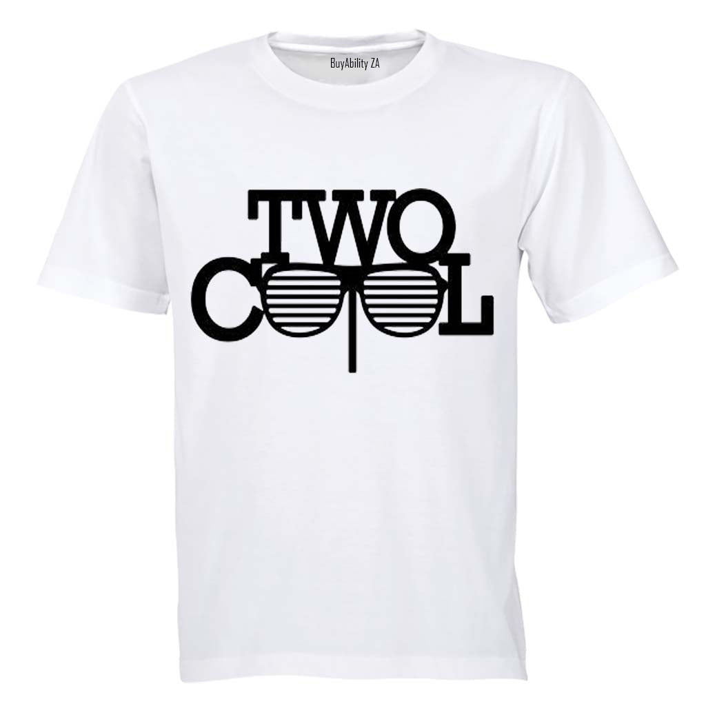 Two Cool - Striped Sunglasses - Kids T-Shirt - BuyAbility