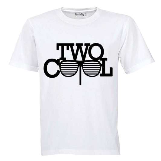 Two Cool - Striped Sunglasses - Kids T-Shirt