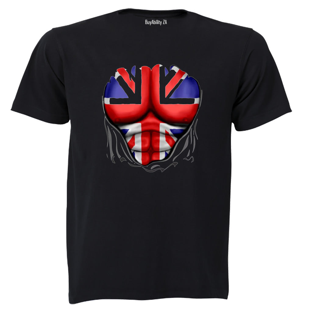UK - Ripped Shirt Effect - Kids T-Shirt