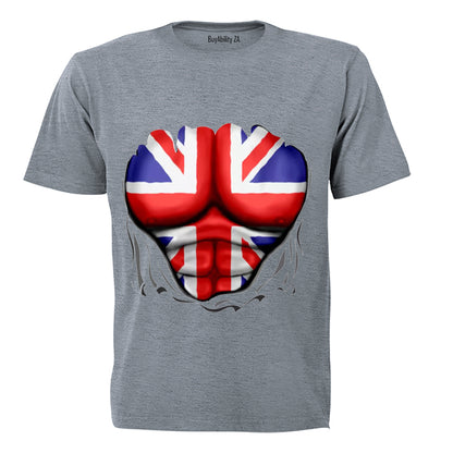 UK - Ripped Shirt Effect - Kids T-Shirt