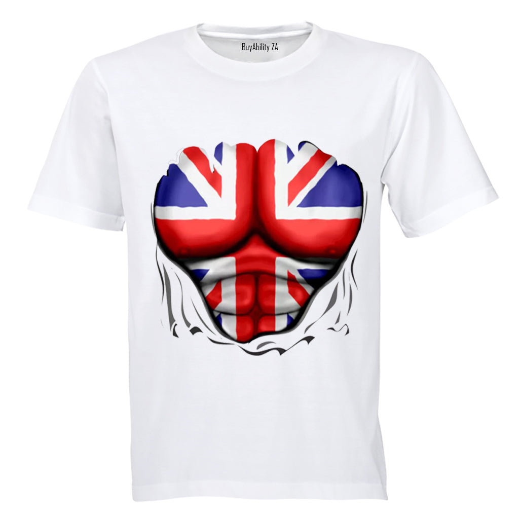 UK - Ripped Shirt Effect - Kids T-Shirt