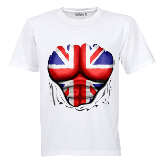 UK - Ripped Shirt Effect - Kids T-Shirt