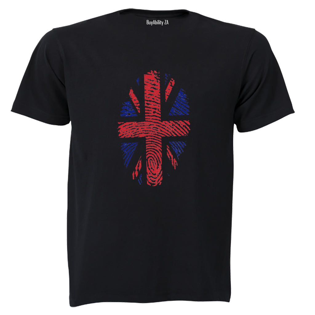 United Kingdom Thumbprint - Adults - T-Shirt - BuyAbility South Africa