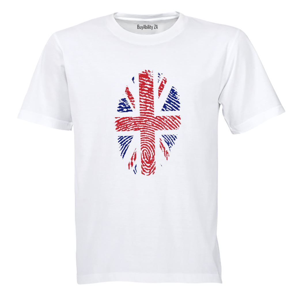 United Kingdom Thumbprint - Kids T-Shirt - BuyAbility South Africa