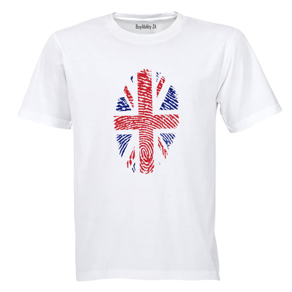 United Kingdom Thumbprint - Kids T-Shirt - BuyAbility South Africa