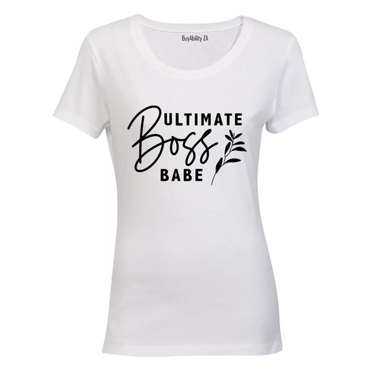 Ultimate Boss Babe - Ladies - T-Shirt - BuyAbility