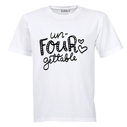 Un-FOUR-gettable - Kids T-Shirt - BuyAbility South Africa