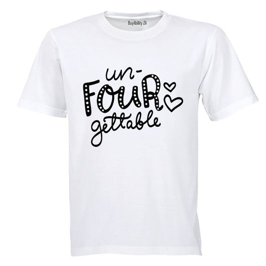 Un-FOUR-gettable - Kids T-Shirt - BuyAbility South Africa