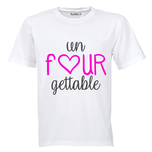 Un-FOUR-gettable! - Kids T-Shirt