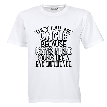 Uncle Because - Adults - T-Shirt