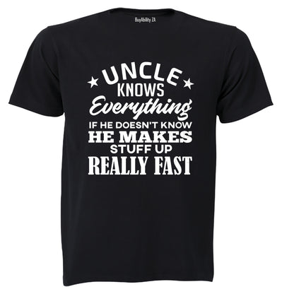 Uncle Knows Everything - Adults - T-Shirt - BuyAbility South Africa