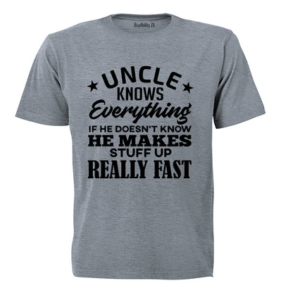 Uncle Knows Everything - Adults - T-Shirt - BuyAbility South Africa