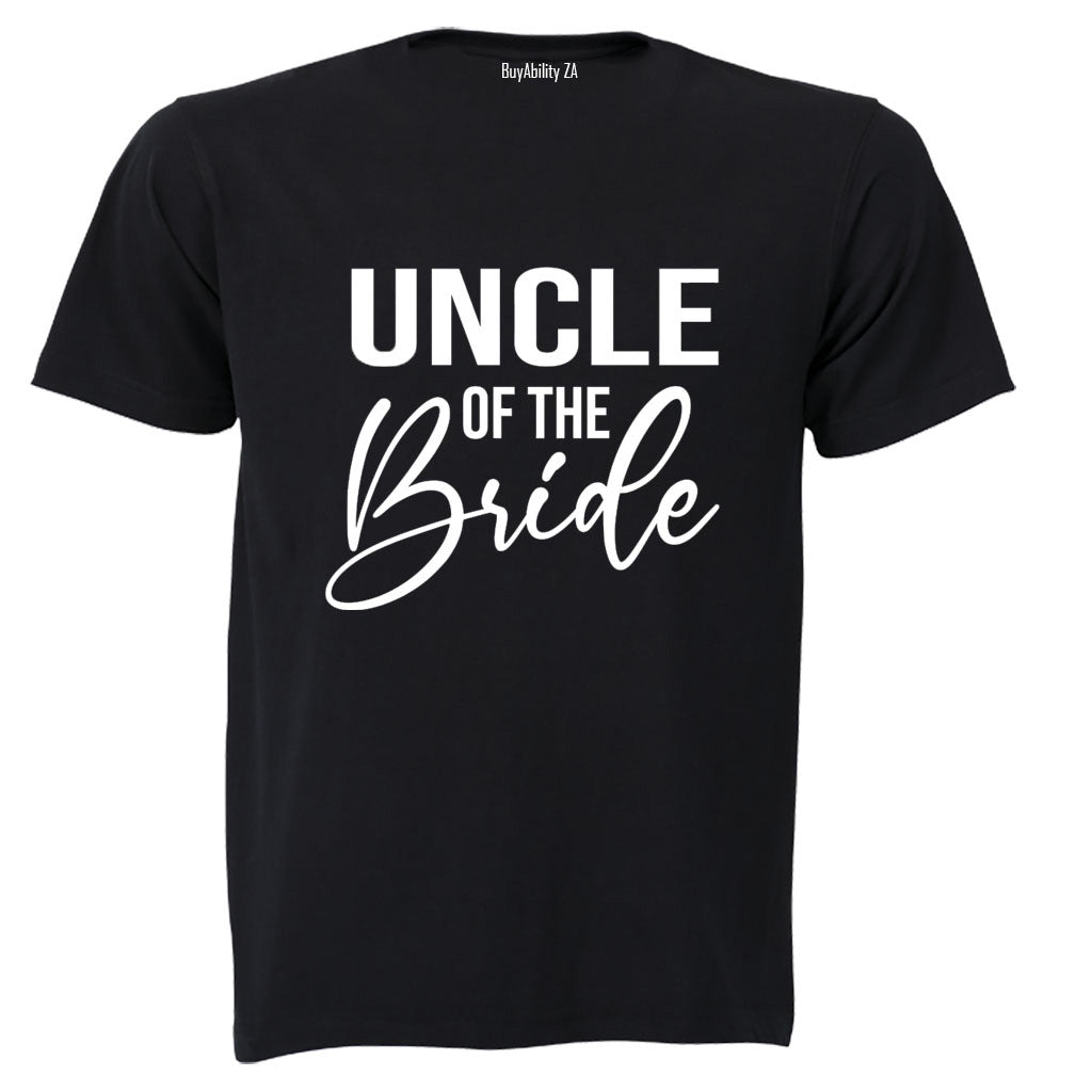 Uncle of The Bride - Adults - T-Shirt