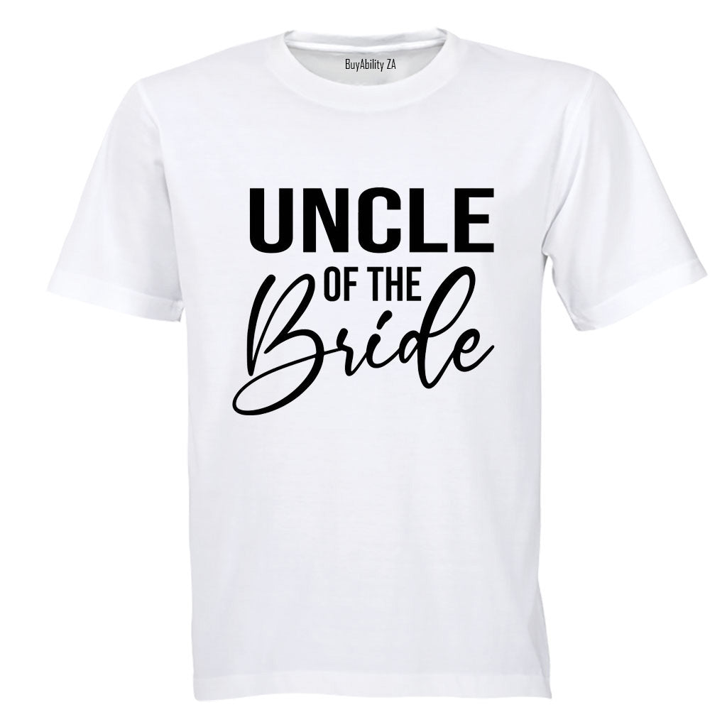 Uncle of The Bride - Adults - T-Shirt