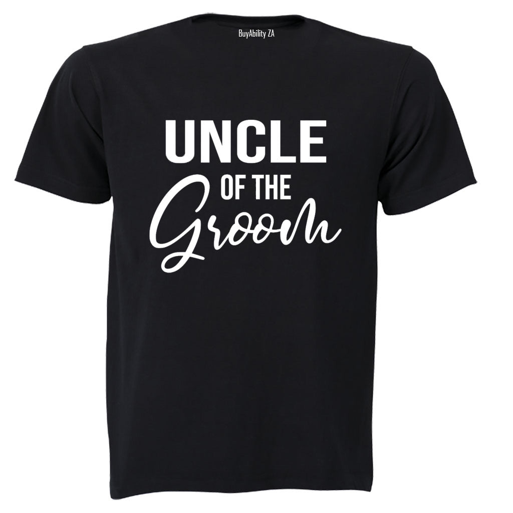 Uncle of The Groom - Adults - T-Shirt