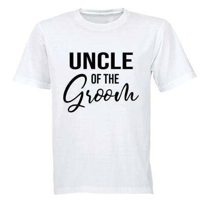 Uncle of The Groom - Adults - T-Shirt - BuyAbility South Africa