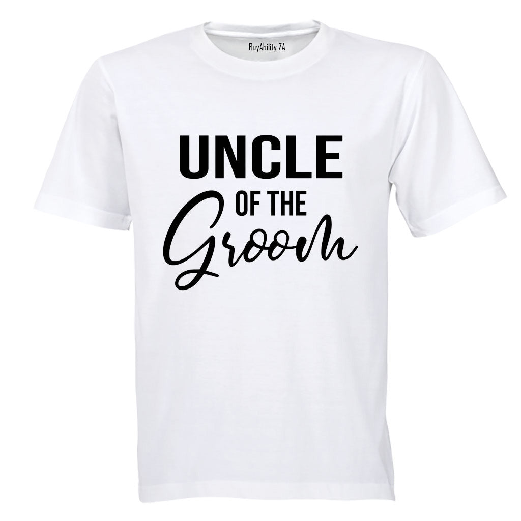 Uncle of The Groom - Adults - T-Shirt