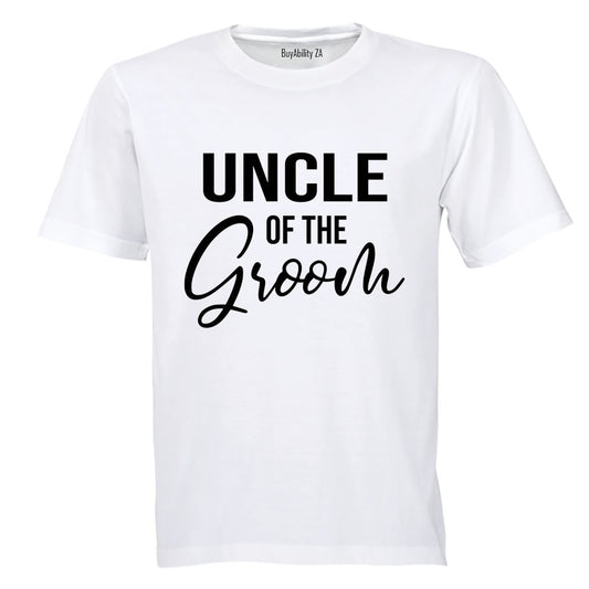 Uncle of The Groom - Adults - T-Shirt