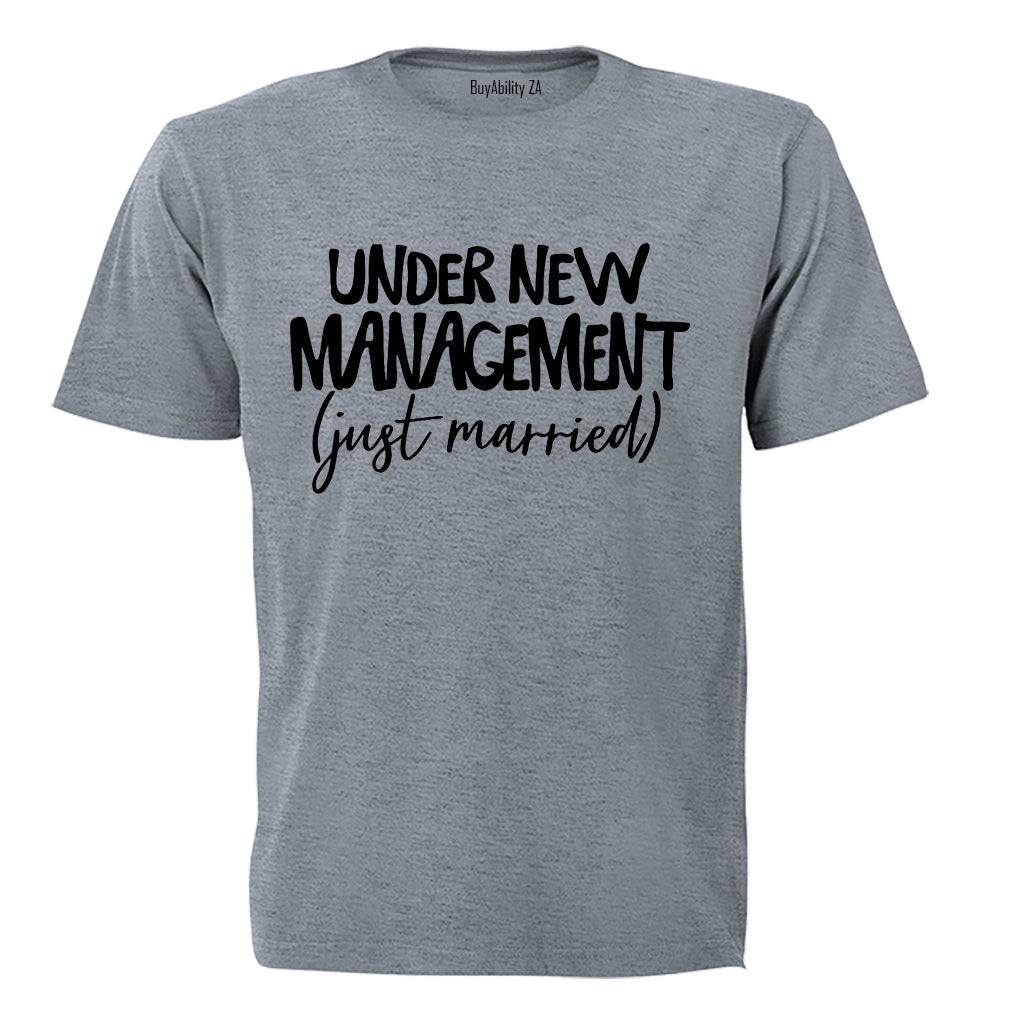 Under New Management - Just Married - Adults - T-Shirt - BuyAbility South Africa