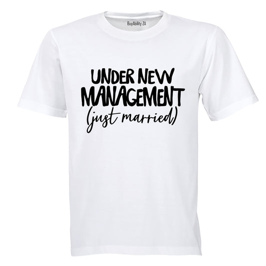 Under New Management - Just Married - Adults - T-Shirt - BuyAbility South Africa