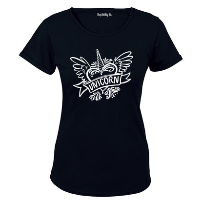 Unicorn - Tattoo Inspired - Ladies - T-Shirt