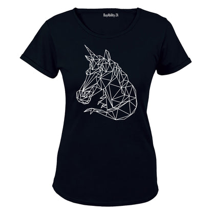 Unicorn Stencil - Ladies - T-Shirt - BuyAbility