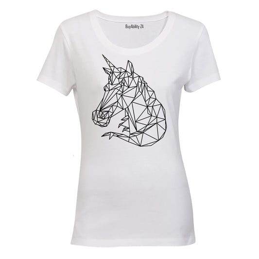 Unicorn Stencil - Ladies - T-Shirt