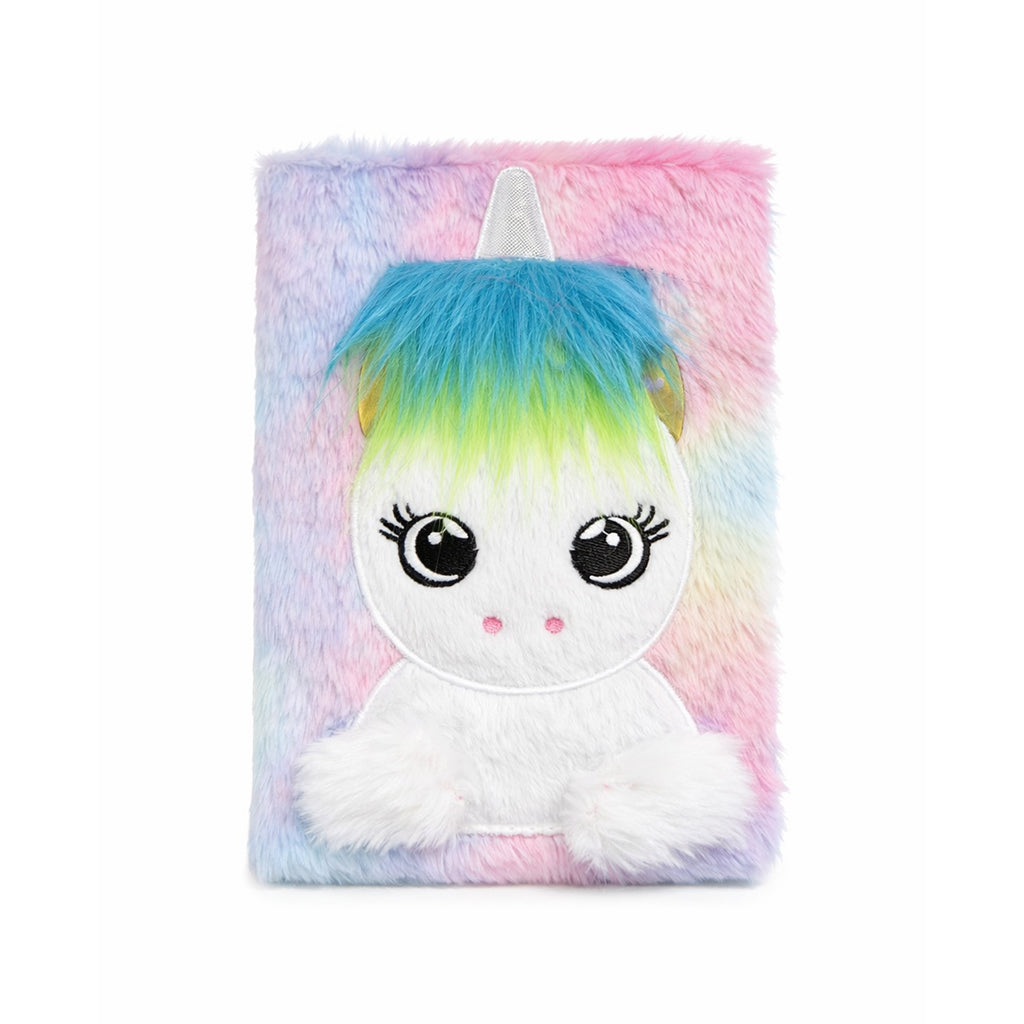 Rainbow Plush Unicorn Notebook - BuyAbility
