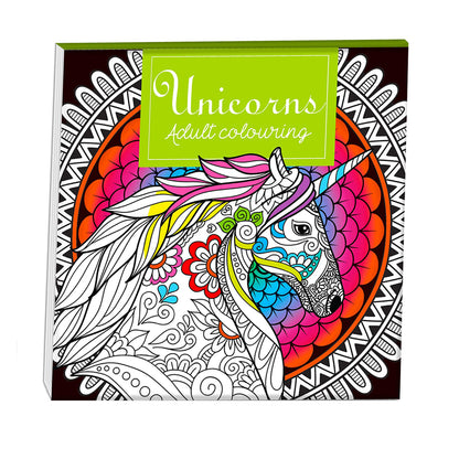 Unicorns - Adult Colouring Book