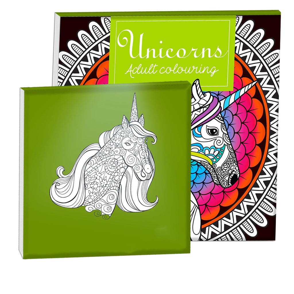 Unicorns - Adult Colouring Book