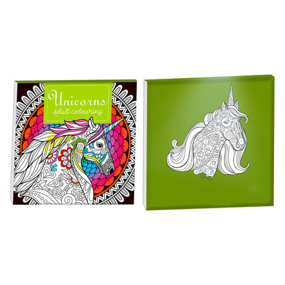 Unicorns - Adult Colouring Book