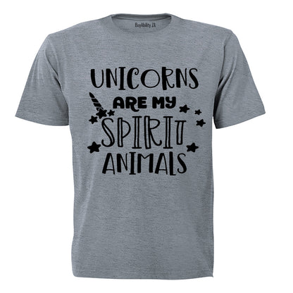 Unicorns Are My Spirit Animal - Kids T-Shirt