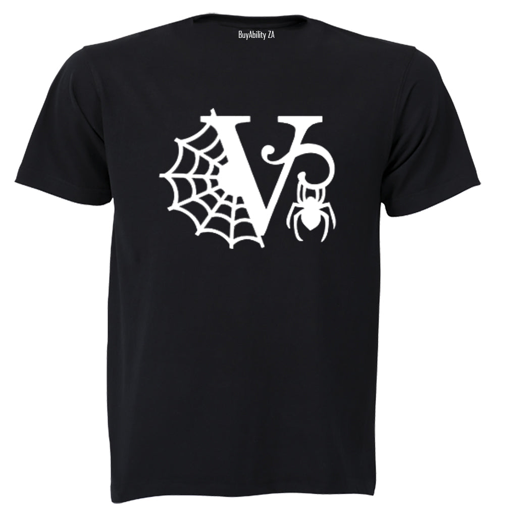 V - Halloween Spiderweb - Kids T-Shirt