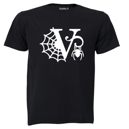 V - Halloween Spiderweb - Kids T-Shirt