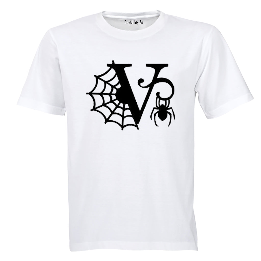 V - Halloween Spiderweb - Kids T-Shirt