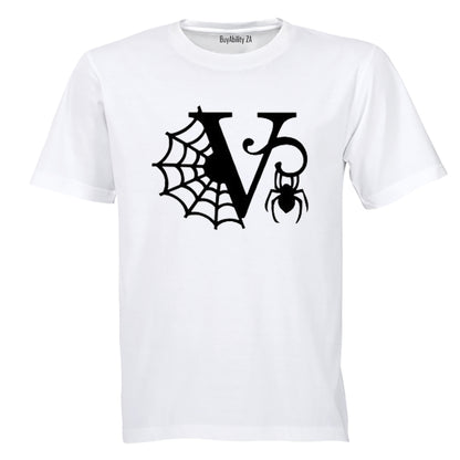 V - Halloween Spiderweb - Kids T-Shirt