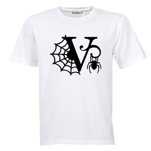 V - Halloween Spiderweb - Kids T-Shirt