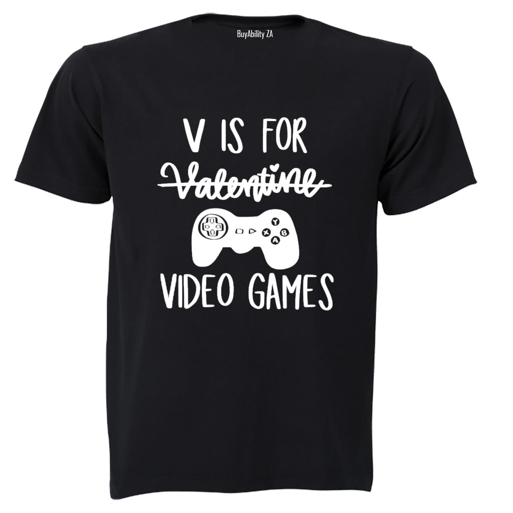 Valentine - Video Games - Adults - T-Shirt