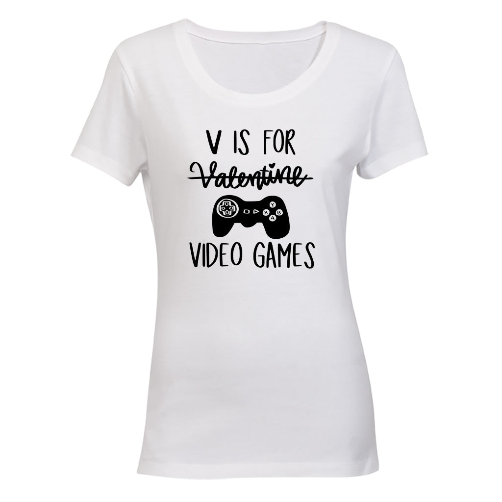 Valentine - Video Games - Ladies - T-Shirt - BuyAbility South Africa