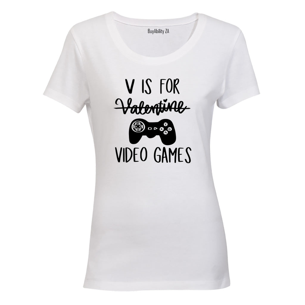 Valentine - Video Games - Ladies - T-Shirt