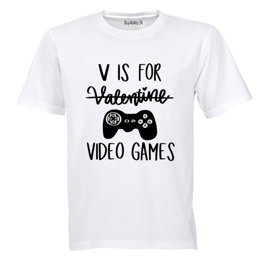 Valentine - Video Games - Adults - T-Shirt