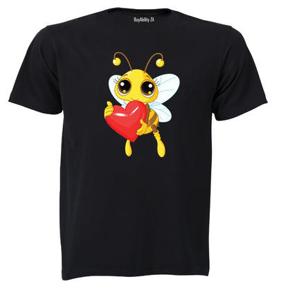 Valentine Bee - Kids T-Shirt